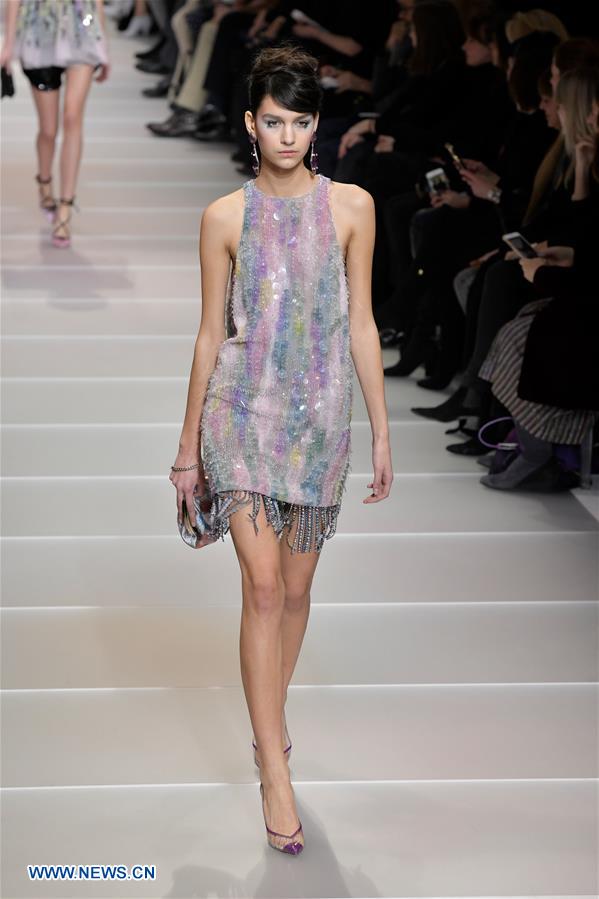 FRANCE-PARIS-FASHION WEEK-HAUTE COUTURE-GIORGIO ARMANI PRIVE