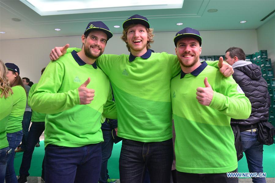 (SP)SLOVENIA-LJUBLJANA-WINTER OLYMPIC GAMES-TEAM SLOVENIA