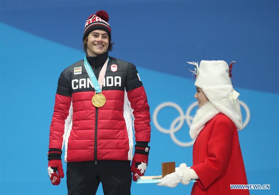 (SP)OLY-SOUTH KOREA-PYEONGCHANG-SNOWBOARD-MEN'S BIG AIR-MEDAL CEREMONY