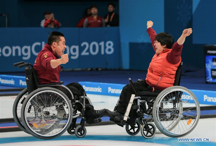 (SP)OLY-PARALYMPIC-SOUTH KOREA-GANGNEUNG-WHEELCHAIR CURLING-CHINA-GOLD MEDAL