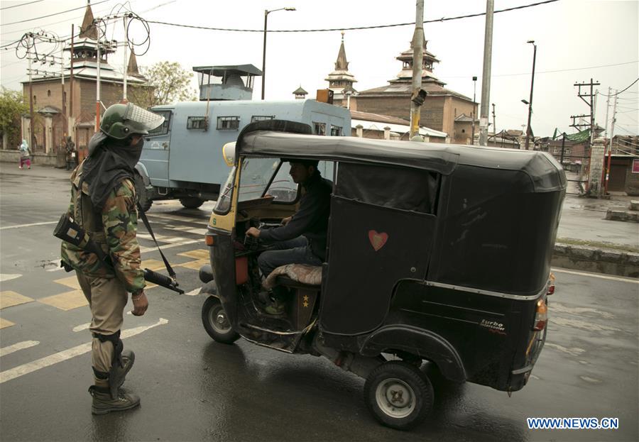 KASHMIR-SRINAGAR-RESTRICTIONS