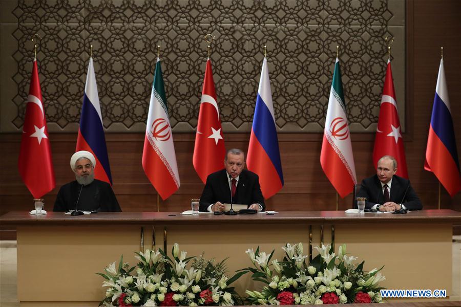 TURKEY-ANKARA-IRAN-RUSSIA-TRILATERAL SUMMIT-SYRIA