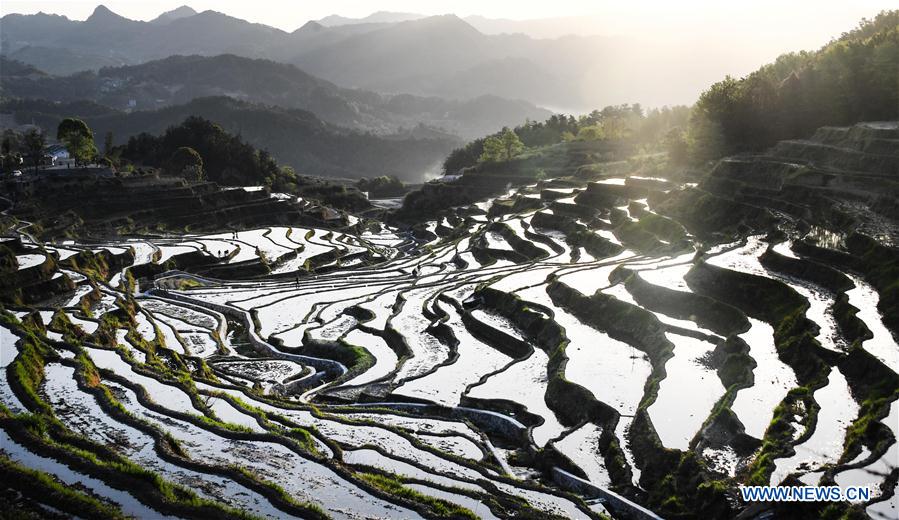 CHINA-HUBEI-TERRACE-SCENERY (CN)