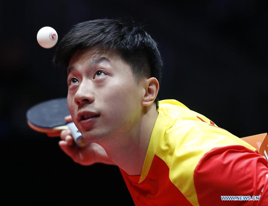 (SP)SWEDEN-HALMSTAD-ITTF WORLD TEAM CHAMPIONSHIPS 2018-MEN'S SEMIFINAL-CHN VS SWE