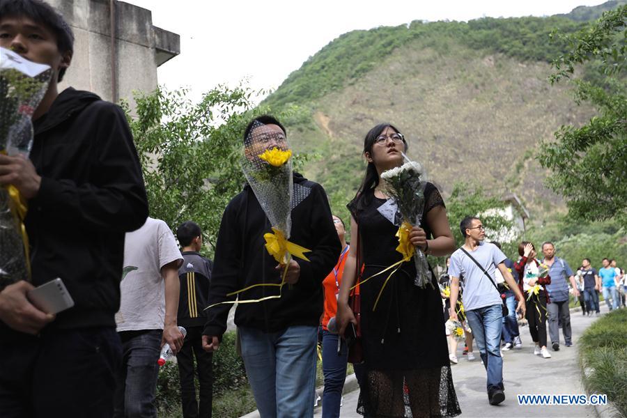 CHINA-SICHUAN-BEICHUAN-EARTHQUAKE-DECADE-MOURNING (CN)