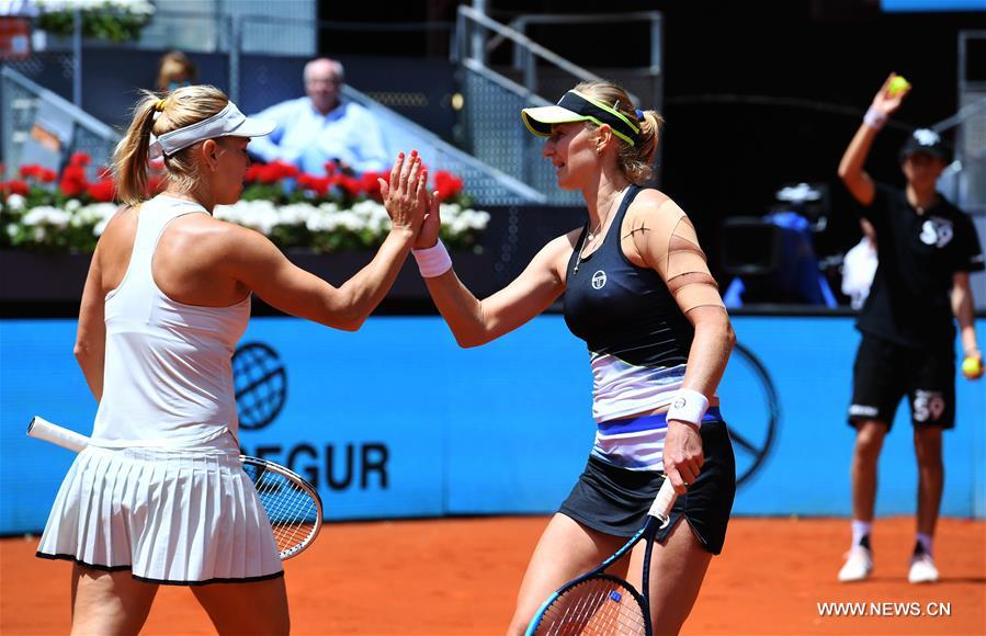 (SP)SPAIN-MADRID-TENNIS-2018 MADRID OPEN-WOMEN'S DOUBLES FINAL