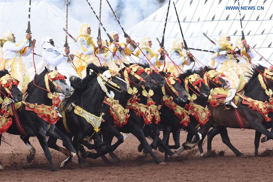 MOROCCO-RABAT-HORSE SHOW-FANTASIA