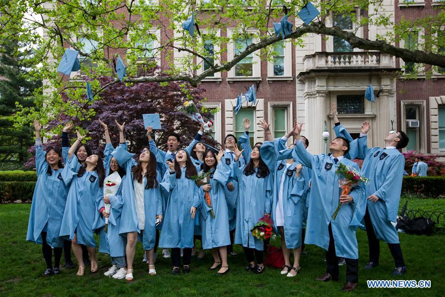 U.S.-NEW YORK-COLUMBIA UNIVERSITY-COMMENCEMENT CEREMONY