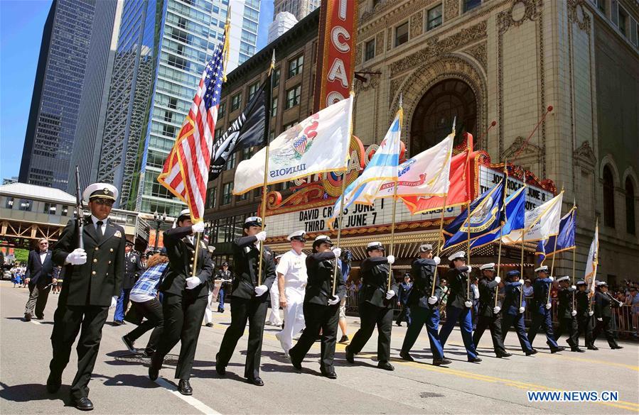 U.S.-CHICAGO-MEMORIAL DAY-PARADE