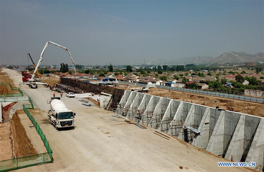 CHINA-HEBEI-BEIJING-ZHANGJIAKOU HIGH-SPEED RAILWAY-CONSTRUCTION (CN)