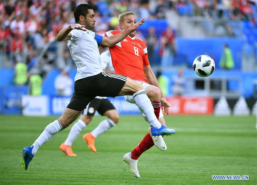 (SP)RUSSIA-SAINT PETERSBURG-2018 WORLD CUP-GROUP A-RUSSIA VS EGYPT