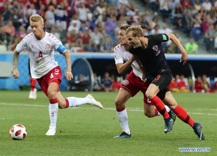 (SP)RUSSIA-NIZHNY NOVGOROD-2018 WORLD CUP-ROUND OF 16-CROATIA VS DENMARK