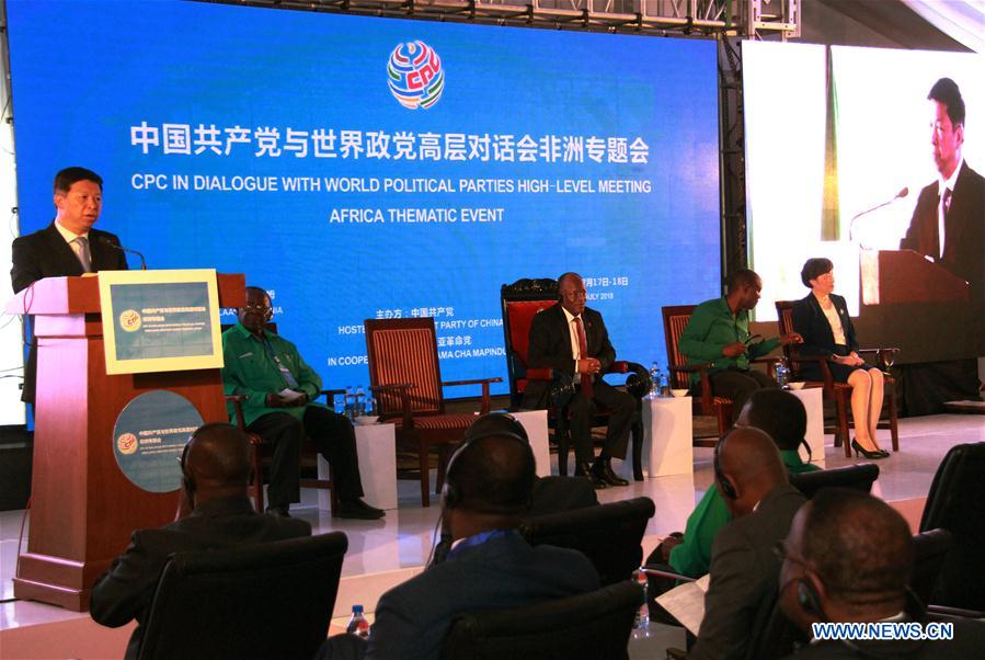 TANZANIA-DAR ES SALAAM-CHINA-CPC-AFRICAN PARTIES-DIALOGUE