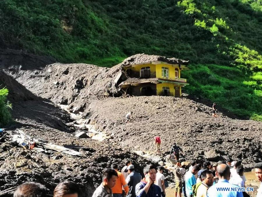 NEPAL-RASUWA-LANDSLIDE