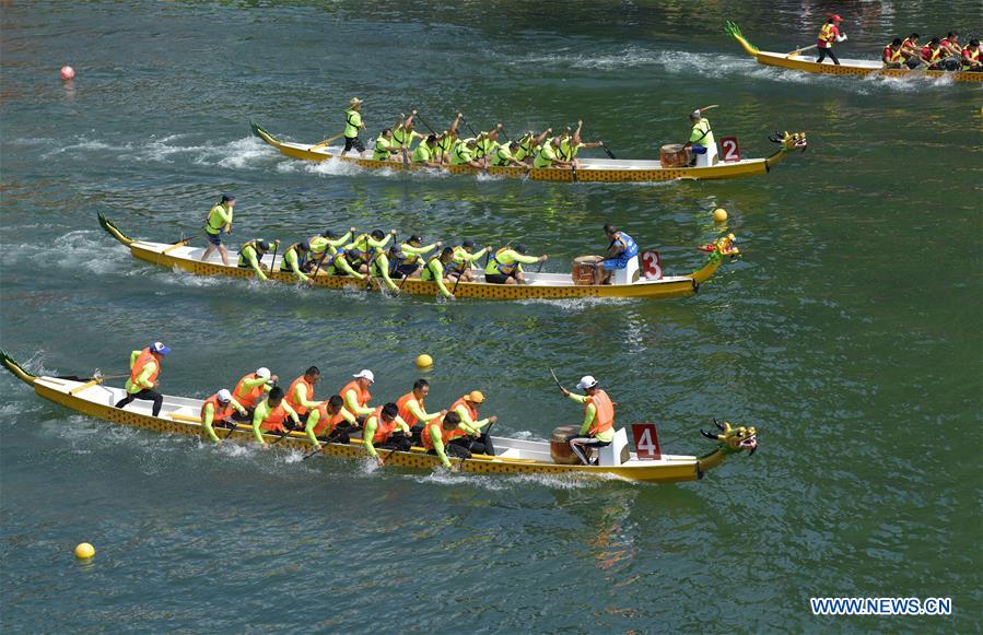 #CHINA-HUBEI-ENSHI-DRAGON BOAT CONTEST (CN)