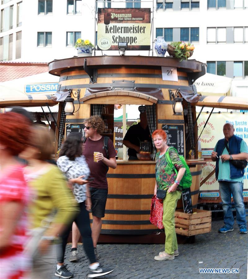 GERMANY-FRANKFURT-APPLE WINE FESTIVAL