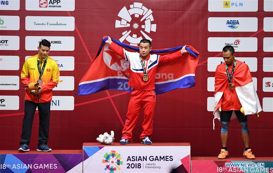 (SP)INDONESIA-JAKARTA-ASIAN GAMES-WEIGHTLIFTING