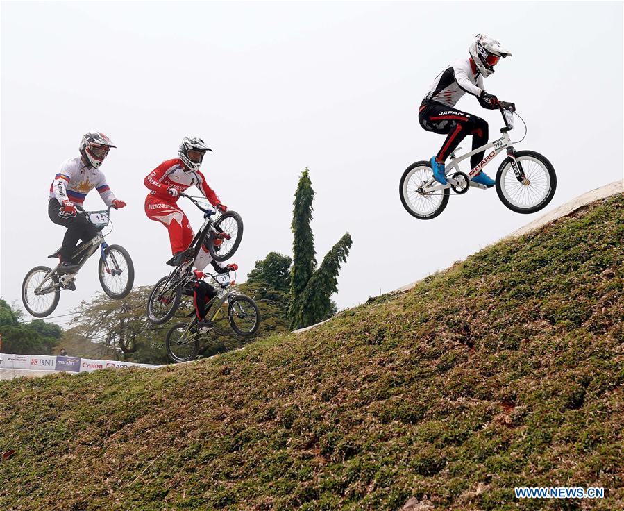 (SP)INDONESIA-JAKARTA-ASIAN GAMES-CYCLING BMX