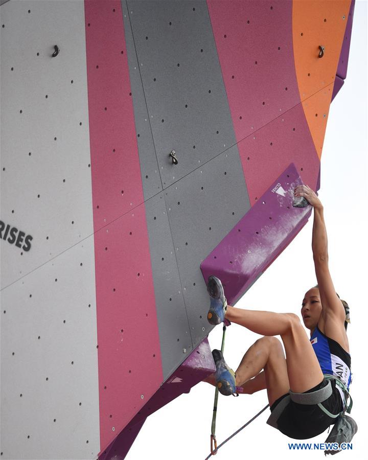 (SP)INDONESIA-PALEMBANG-ASIAN GAMES 2018-SPORT CLIMBING-WOMEN'S COMBINED FINAL