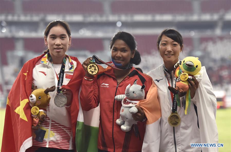 (SP)INDONESIA-JAKARTA-ASIAN GAMES-ATHLETICS-WOMEN'S HEPTATHLON