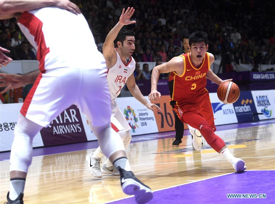 (SP)INDONESIA-JAKARTA-ASIAN GAMES-MEN'S BASKETBALL FINAL-CHINA VS IRAN