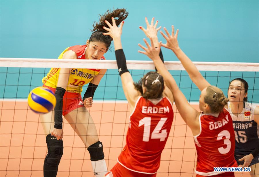 (SP)SWITZERLAND-MONTREUX-VOLLEYBALL-CHINA VS TURKEY