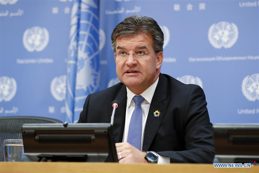 UN-UNGA PRESIDENT-LAJCAK-PRESS BRIEFING