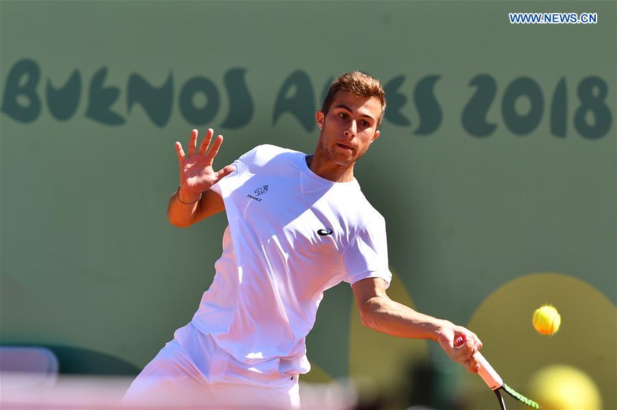 (SP)ARGENTINA-BUENOS AIRES-SUMMER YOUTH OLYMPIC GAMES-TENNIS-MEN'S SINGLES