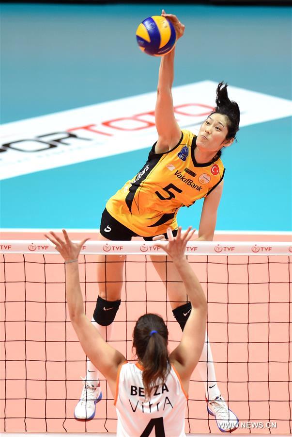 (SP)TURKEY-ANKARA-VOLLEYBALL-TURKISH SUPER CUP-VAKIFBANK VS ECZACIBASI