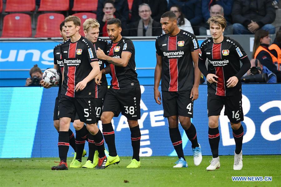 (SP)GERMANY-LEVERKUSEN-SOCCER-BUNDESLIGA-LEVERKUSEN VS HOFFENHEIM