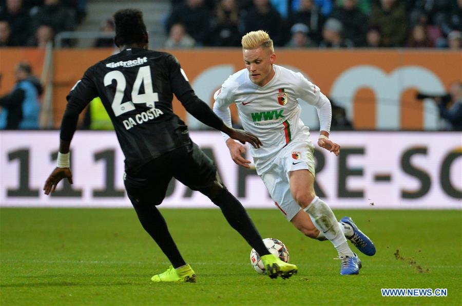 (SP)GERMANY-AUGSBURG-SOCCER-BUNDESLIGA-AUGSBURG VS FRANKFURT