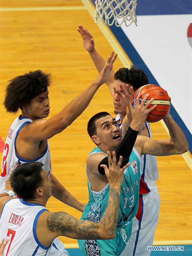 (SP)PHILIPPINES-PASAY CITY-BASKETBALL-FIBA WORLD CUP 2019 QUALIFIERS-PHILIPPINES VS KAZAKHSTAN