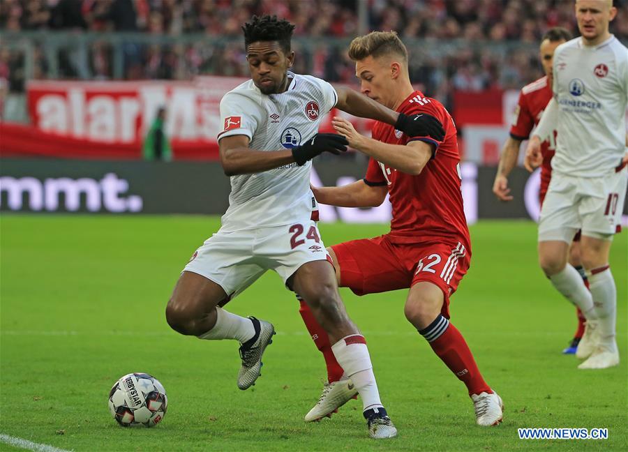 (SP)GERMANY-MUNICH-SOCCER-BUNDESLIGA-BAYERN MUNICH VS NUREMBERG