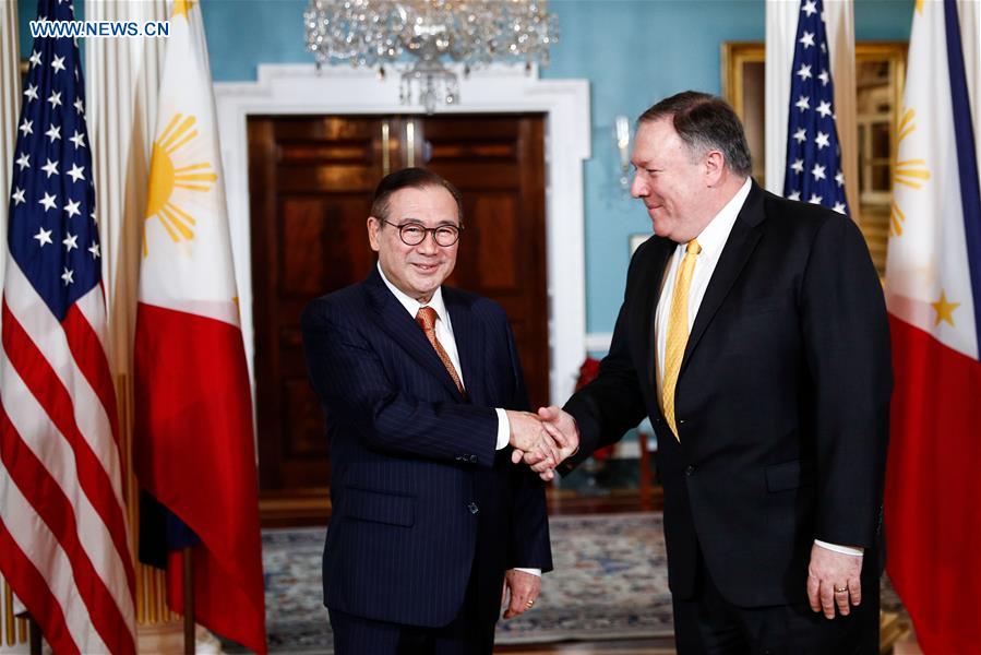 U.S.-WASHINGTON D.C.-POMPEO-THE PHILIPPINES-MEETING