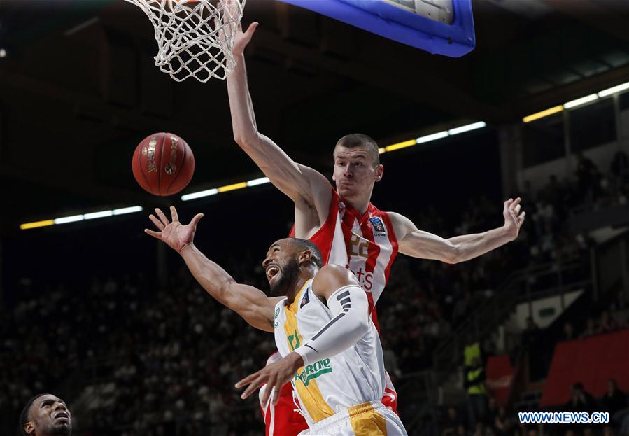 (SP)SERBIA-BELGRADE-BASKETBALL-EUROCUP-CRVENA ZVEZDA VS LIMOGES