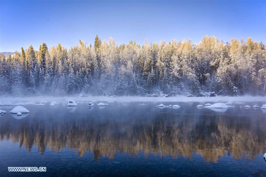 CHINA-XINJIANG-KANAS-SNOW SCENERY (CN)