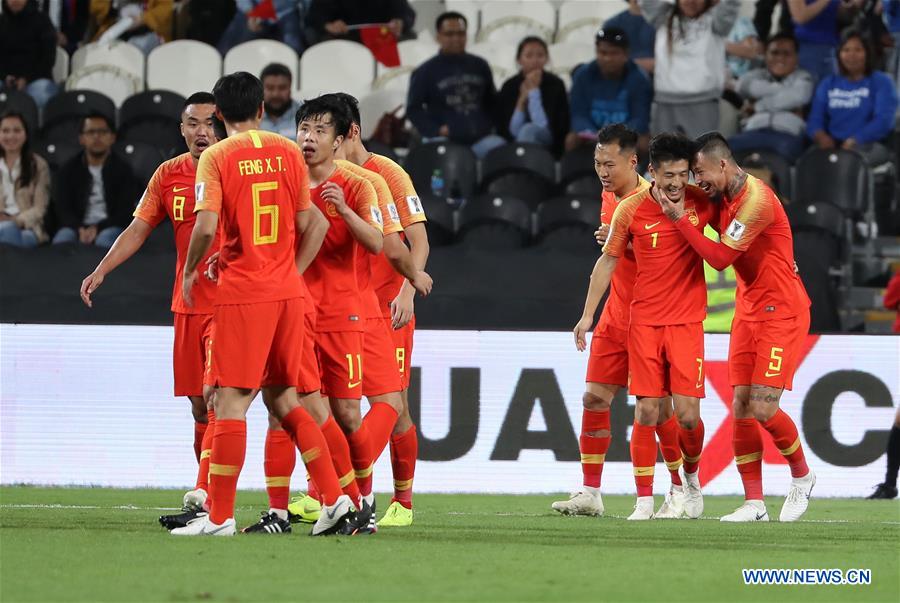 (SP)UAE-ABU DHABI-SOCCER-AFC ASIAN CUP 2019-GROUP C-CHN VS PHI