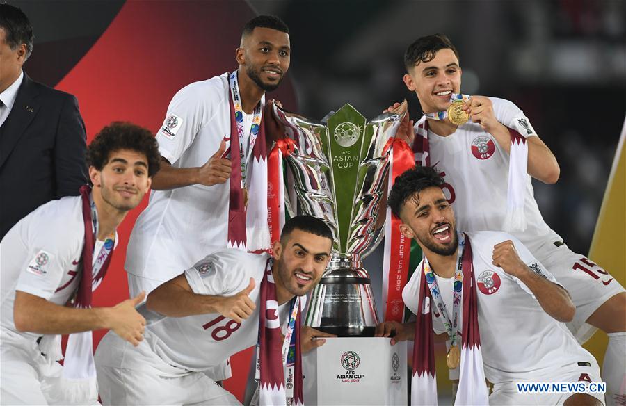 (SP)UAE-ABU DHABI-SOCCER-AFC ASIAN CUP 2019-FINAL-JPN VS QAT