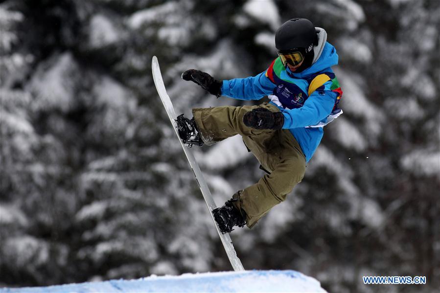 (SP)BOSNIA AND HERZEGOVINA-SARAJEVO-EUROPEAN YOUTH OLYMPIC FESTIVAL-SNOWBOARD BIG AIR FINALS COMPETITION