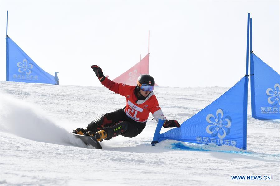 (SP)CHINA-HEBEI-ZHANGJIAKOU-FIS SNOWBOARD-PARALLEL SLALOM(CN)