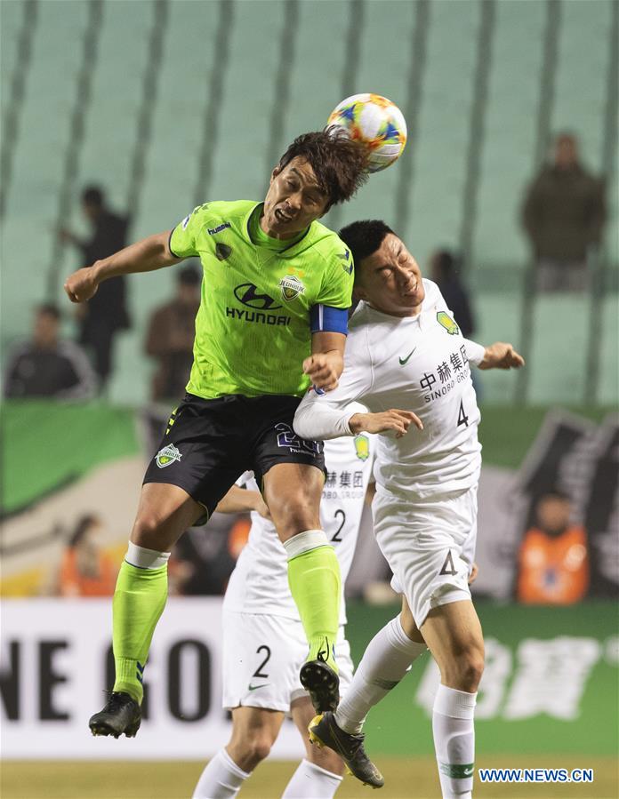 (SP)SOUTH KOREA-JEONJU-AFC CHAMPIONS LEAGUE-GROUP G-BEIJING VS JEONBUK HYUNDAI MOTORS