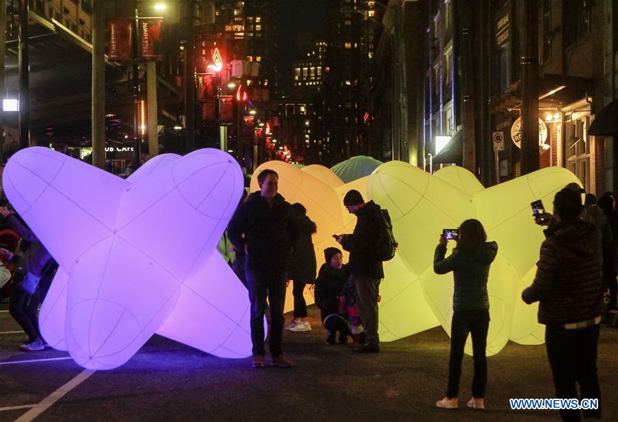 CANADA-VANCOUVER-ILLUMINATE YALETOWN