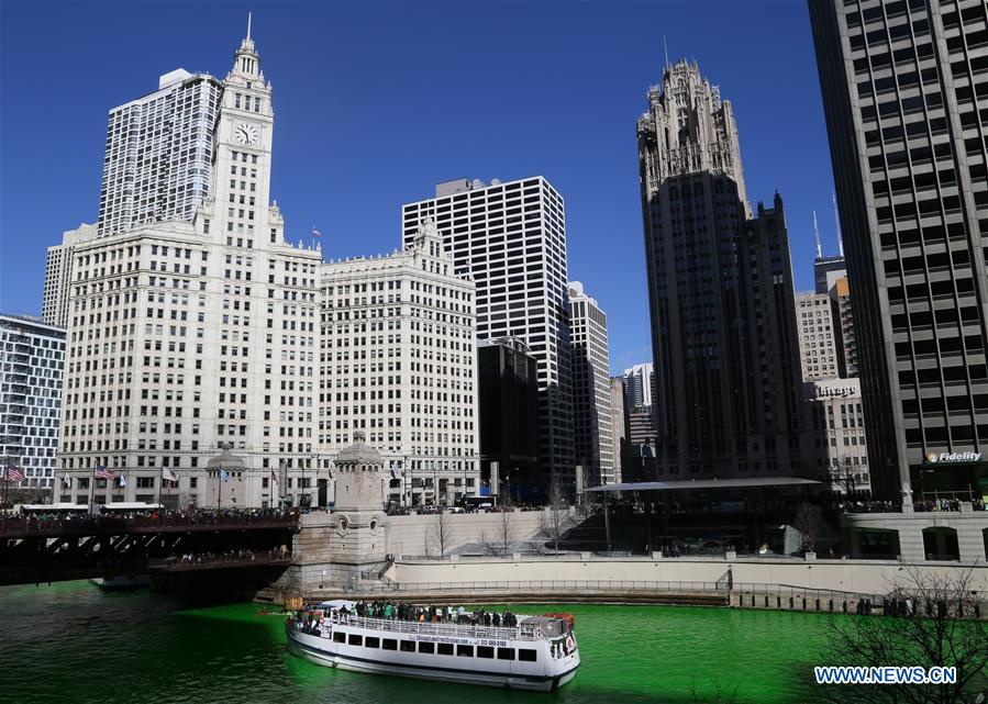 U.S.-CHICAGO-ST. PATRICK'S DAY-CELEBRATION