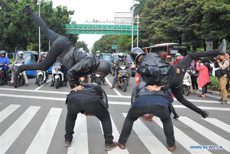 INDONESIA-JAKARTA-ROAD SAFETY-CAMPAIGN