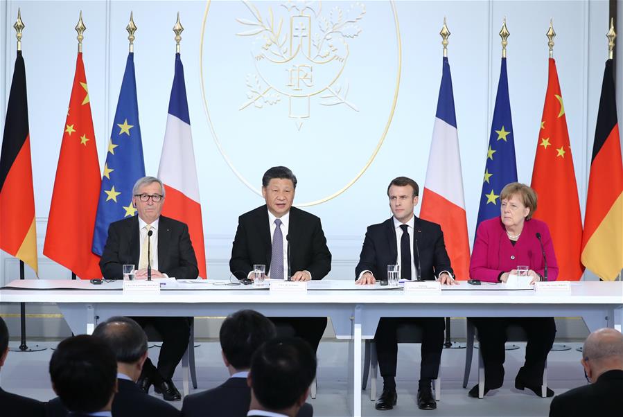 FRANCE-PARIS-CHINA-XI JINPING-FORUM-SPEECH