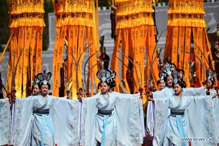 CHINA-SHAANXI-HUANGDI-CEREMONY (CN)