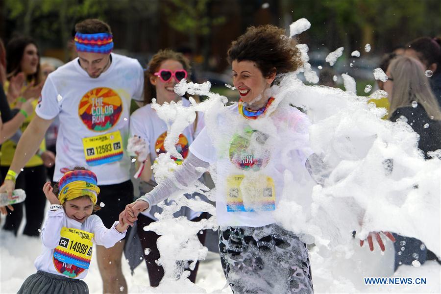 (SP)ROMANIA-BUCHAREST-COLOR RUN