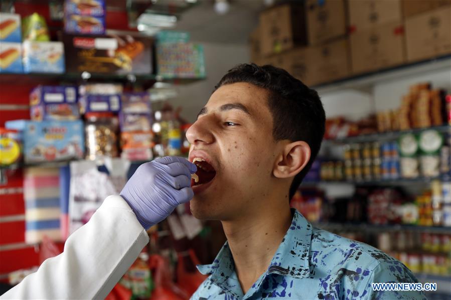 YEMEN-SANAA-CHOLERA-VACCINATION