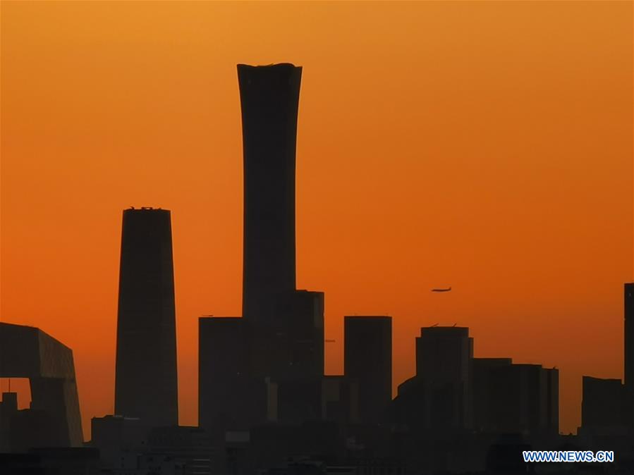 (BeijingCandid)CHINA-BEIJING-MORNING GLOW (CN)