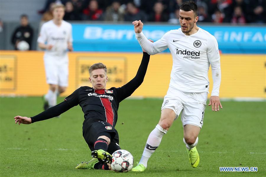 (SP)GERMANY-LEVERKUSEN-SOCCER-BUNDESLIGA-LEVERKUSEN VS FRANKFURT